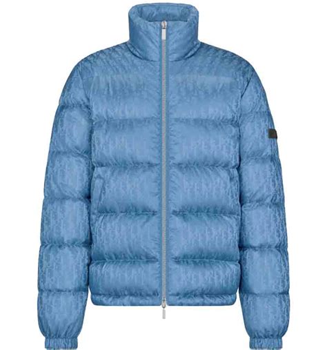 dior puffer light blue